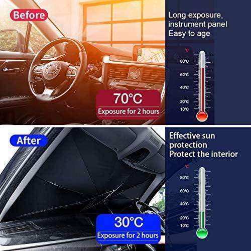 ☀️ Car Windshield Sun Shade Umbrella – Instant Heat Shield for Your Car! - SHINE