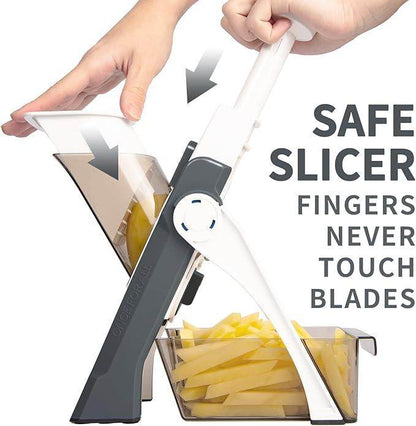 🥕 5-in-1 Vegetable Chopper – Slice, Dice &amp; Prep in Seconds! - SHINE