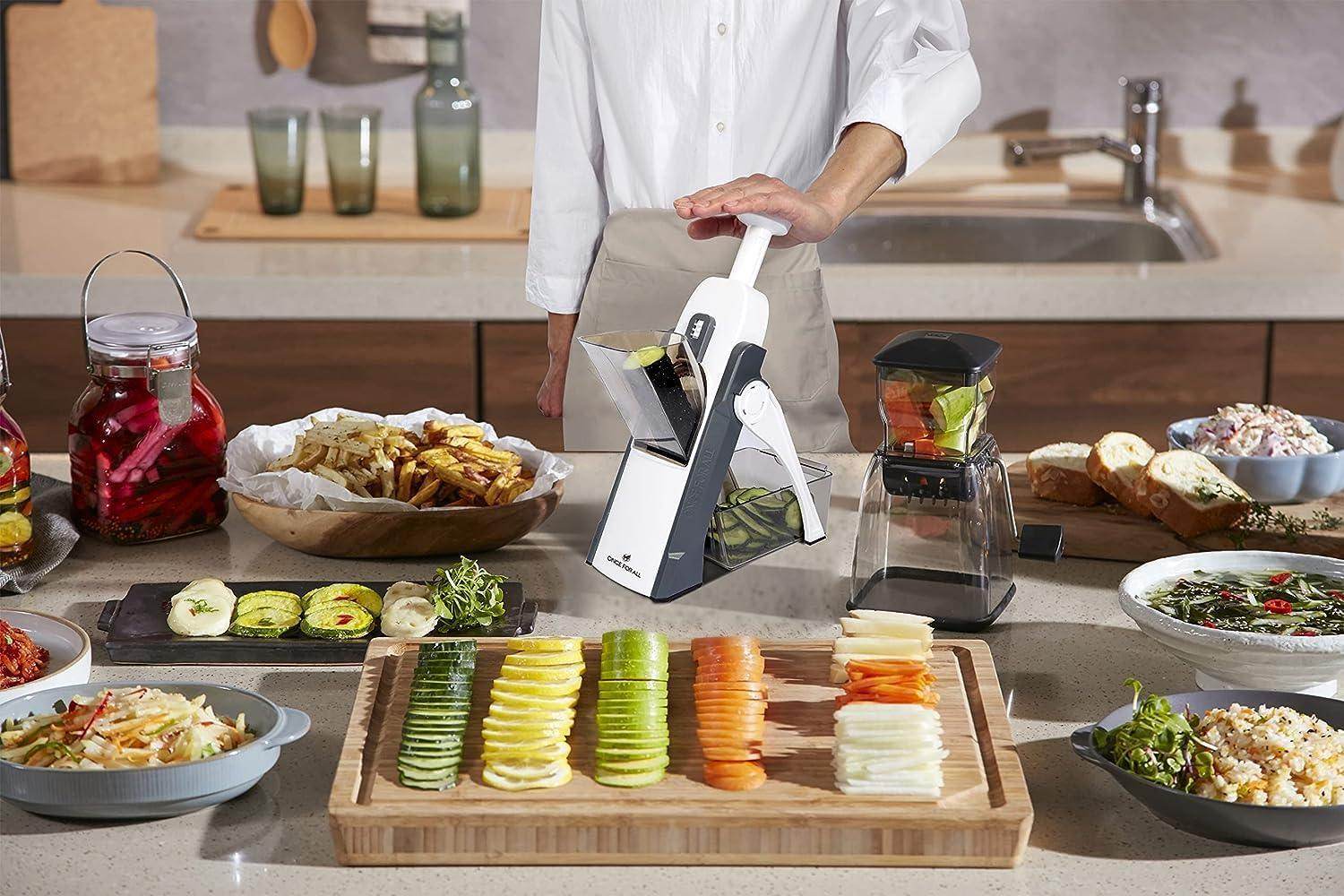 🥕 5-in-1 Vegetable Chopper – Slice, Dice &amp; Prep in Seconds! - SHINE