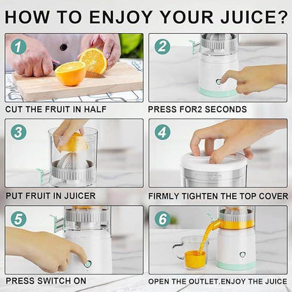 🍊 Electric Citrus Juicer – Fresh Juice Anywhere, Anytime! - SHINE