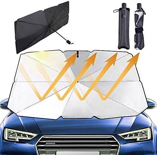 ☀️ Car Windshield Sun Shade Umbrella – Instant Heat Shield for Your Car! - SHINE