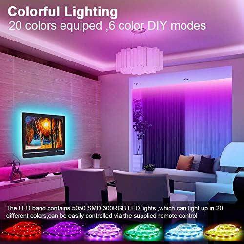 🌈 Romwish 10m LED RGB Light Strip Kit – Color Your World - SHINE