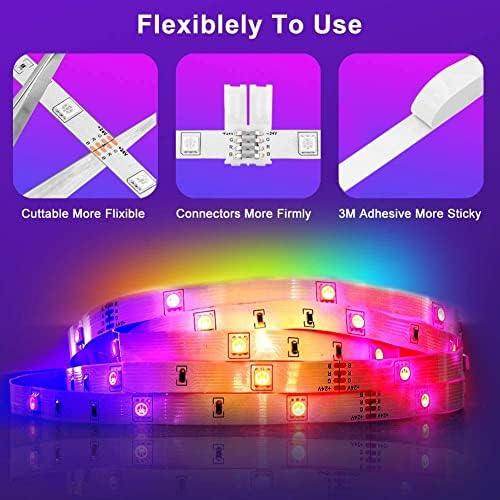 🌈 Romwish 10m LED RGB Light Strip Kit – Color Your World - SHINE