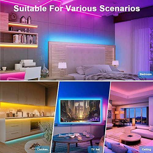🌈 Romwish 10m LED RGB Light Strip Kit – Color Your World - SHINE
