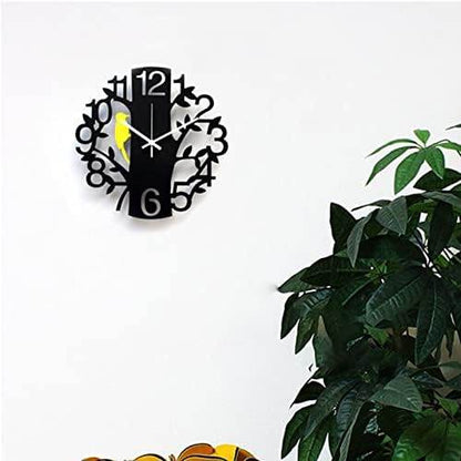 🕒 Woodpecker Wall Clock – Timeless Style, Whisper-Quiet Comfort - SHINE