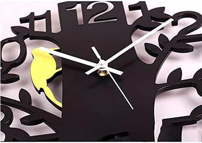 🕒 Woodpecker Wall Clock – Timeless Style, Whisper-Quiet Comfort - SHINE