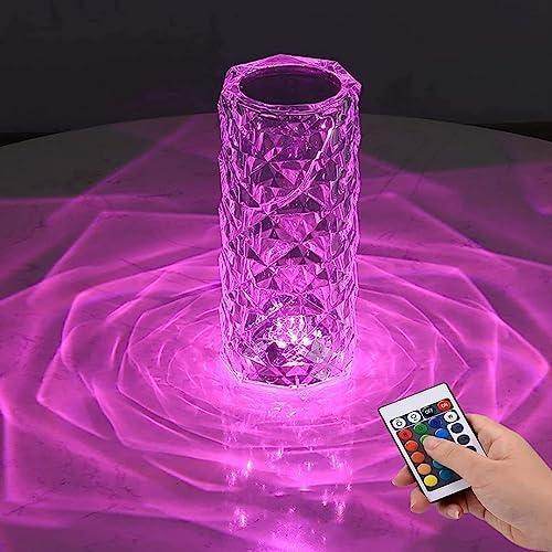 💎 Crystal Rose Diamond Lamp – Elegance That Glows - SHINE