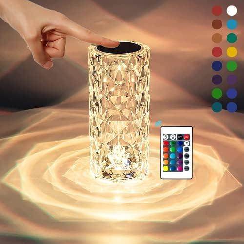 💎 Crystal Rose Diamond Lamp – Elegance That Glows - SHINE