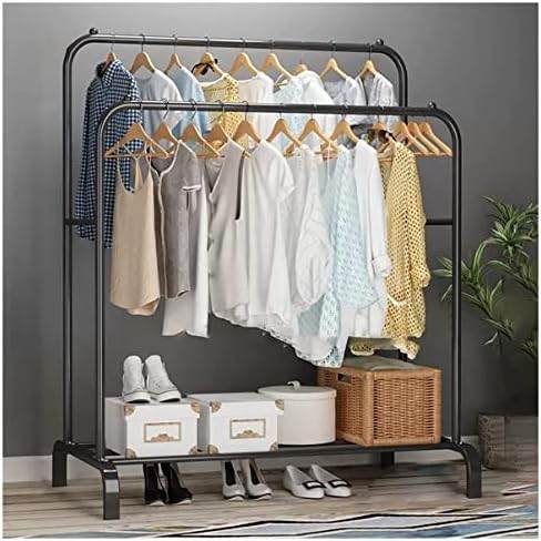 👗 Double Rod Garment Rack – Stylish, Sturdy &amp; Space-Saving - SHINE