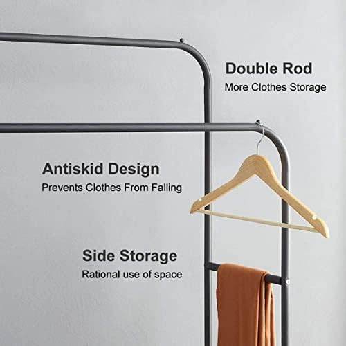 👗 Double Rod Garment Rack – Stylish, Sturdy &amp; Space-Saving - SHINE