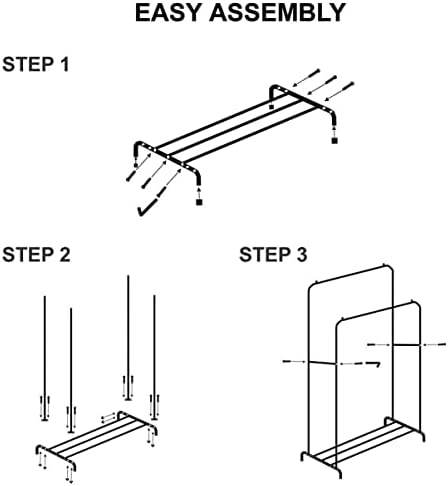 👗 Double Rod Garment Rack – Stylish, Sturdy &amp; Space-Saving - SHINE