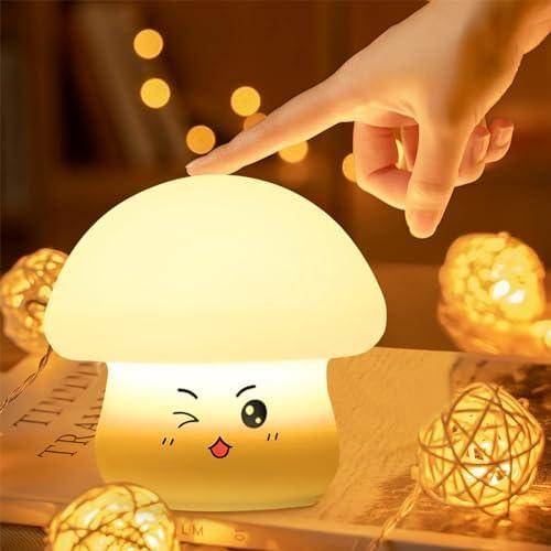 🍄 Rechargeable Mushroom Night Light – A Magical Glow for Sweet Dreams - SHINE