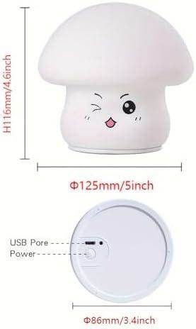 🍄 Rechargeable Mushroom Night Light – A Magical Glow for Sweet Dreams - SHINE