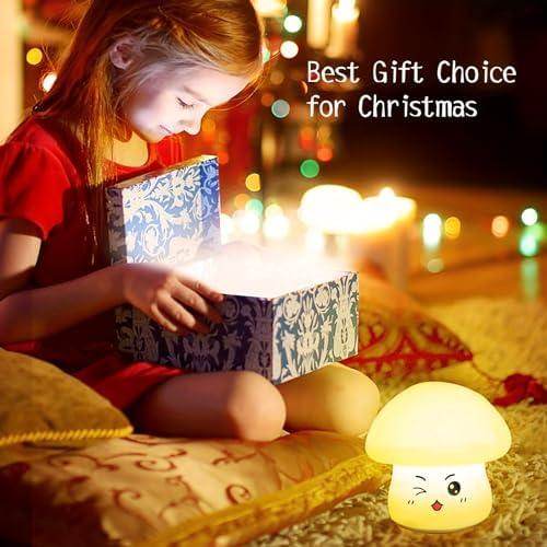 🍄 Rechargeable Mushroom Night Light – A Magical Glow for Sweet Dreams - SHINE