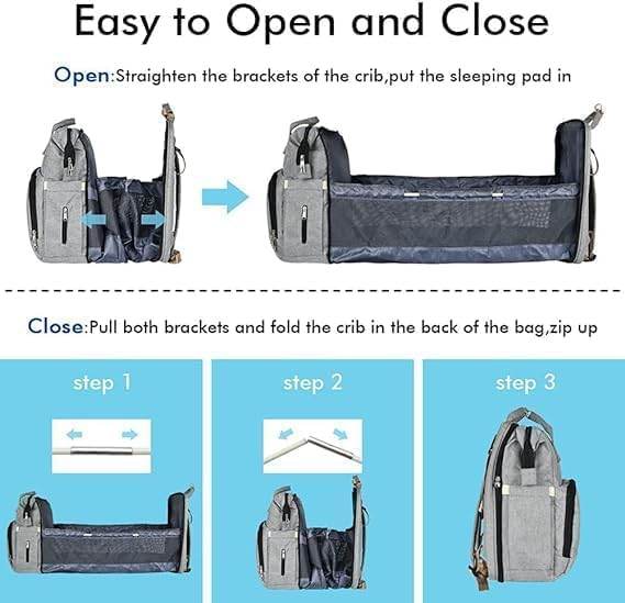 🎒 TDOO 3-in-1 Mummy Bag – The Ultimate Diaper Bag for Modern Moms - SHINE