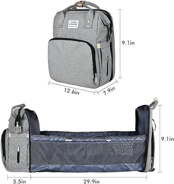 🎒 TDOO 3-in-1 Mummy Bag – The Ultimate Diaper Bag for Modern Moms - SHINE
