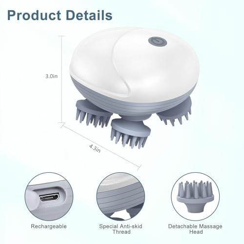 💆‍♂️ Electric Scalp Massager – Total Relaxation at Your Fingertips - SHINE
