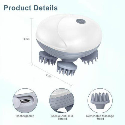 💆‍♂️ Electric Scalp Massager – Total Relaxation at Your Fingertips - SHINE