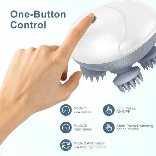 💆‍♂️ Electric Scalp Massager – Total Relaxation at Your Fingertips - SHINE