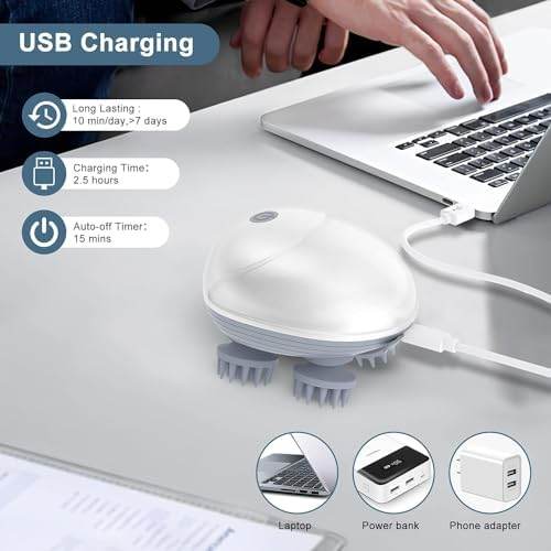 💆‍♂️ Electric Scalp Massager – Total Relaxation at Your Fingertips - SHINE