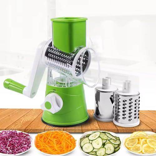 🧀 Table Top Drum Grater – Grate, Slice &amp; Shred in Seconds! - SHINE