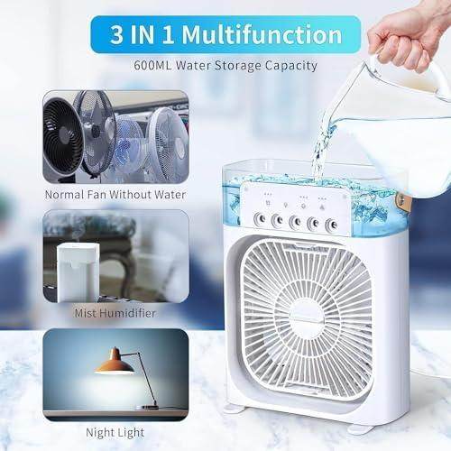 ❄️ 3-in-1 Humidifier Cooling Fan – Chill, Refresh, and Breathe Easy! - SHINE