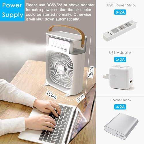 ❄️ 3-in-1 Humidifier Cooling Fan – Chill, Refresh, and Breathe Easy! - SHINE