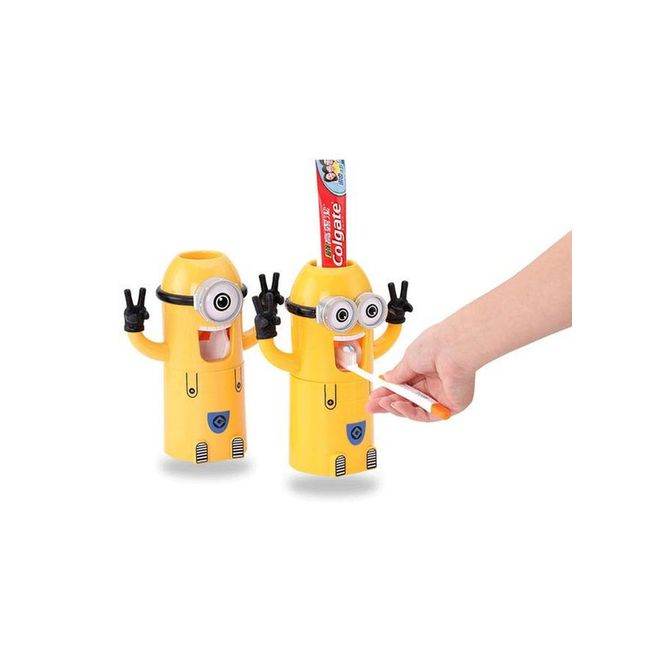 🪥 Toothbrush Holder with Toothpaste Dispenser – Sleek, Hygienic & Space-Saving - SHINE