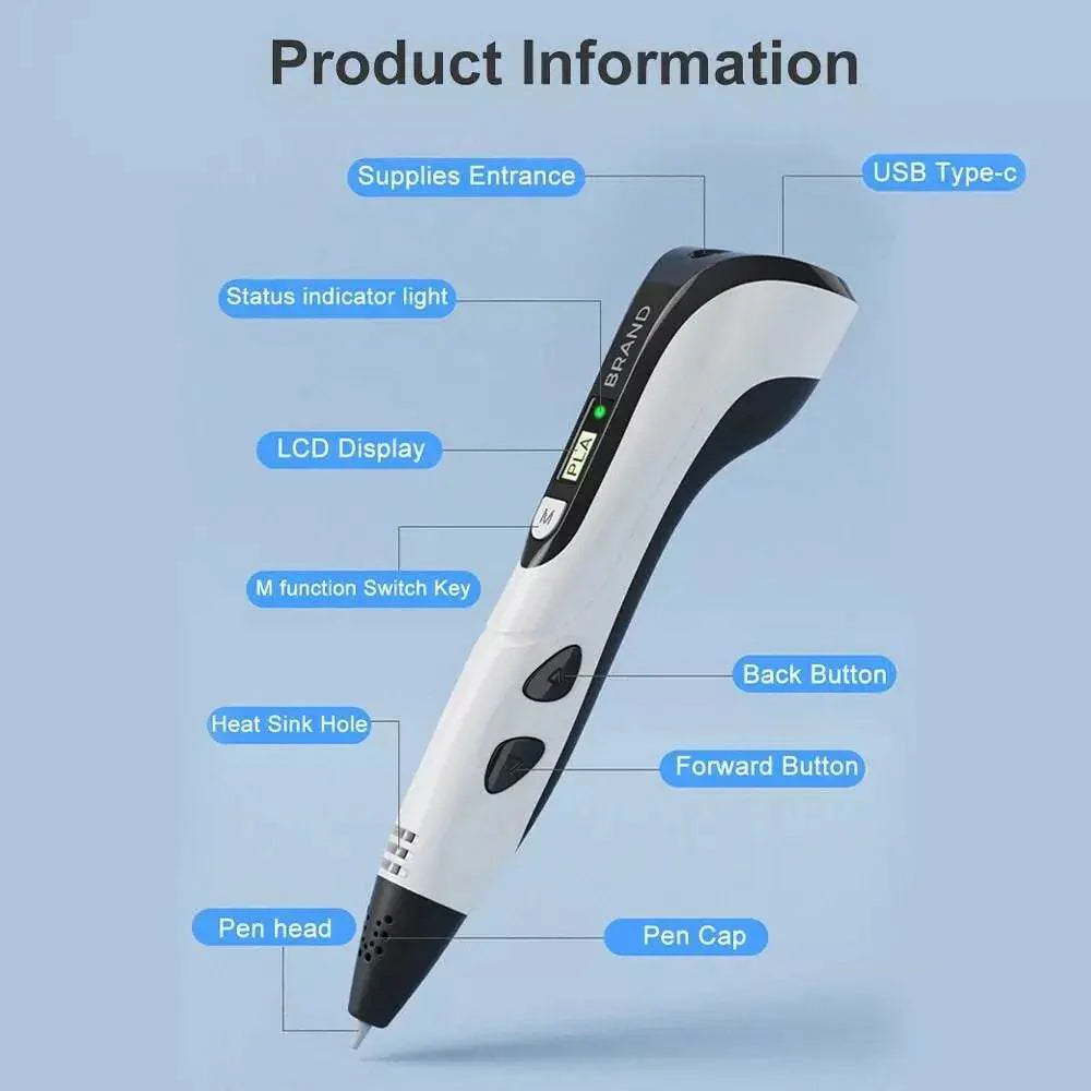 ✏️ 3D Printing Pen – Bring Your Ideas to Life in 3D! - SHINE