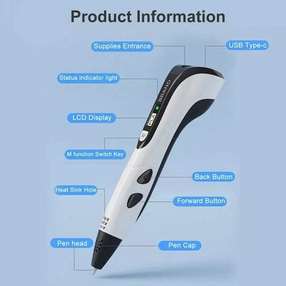 ✏️ 3D Printing Pen – Bring Your Ideas to Life in 3D! - SHINE