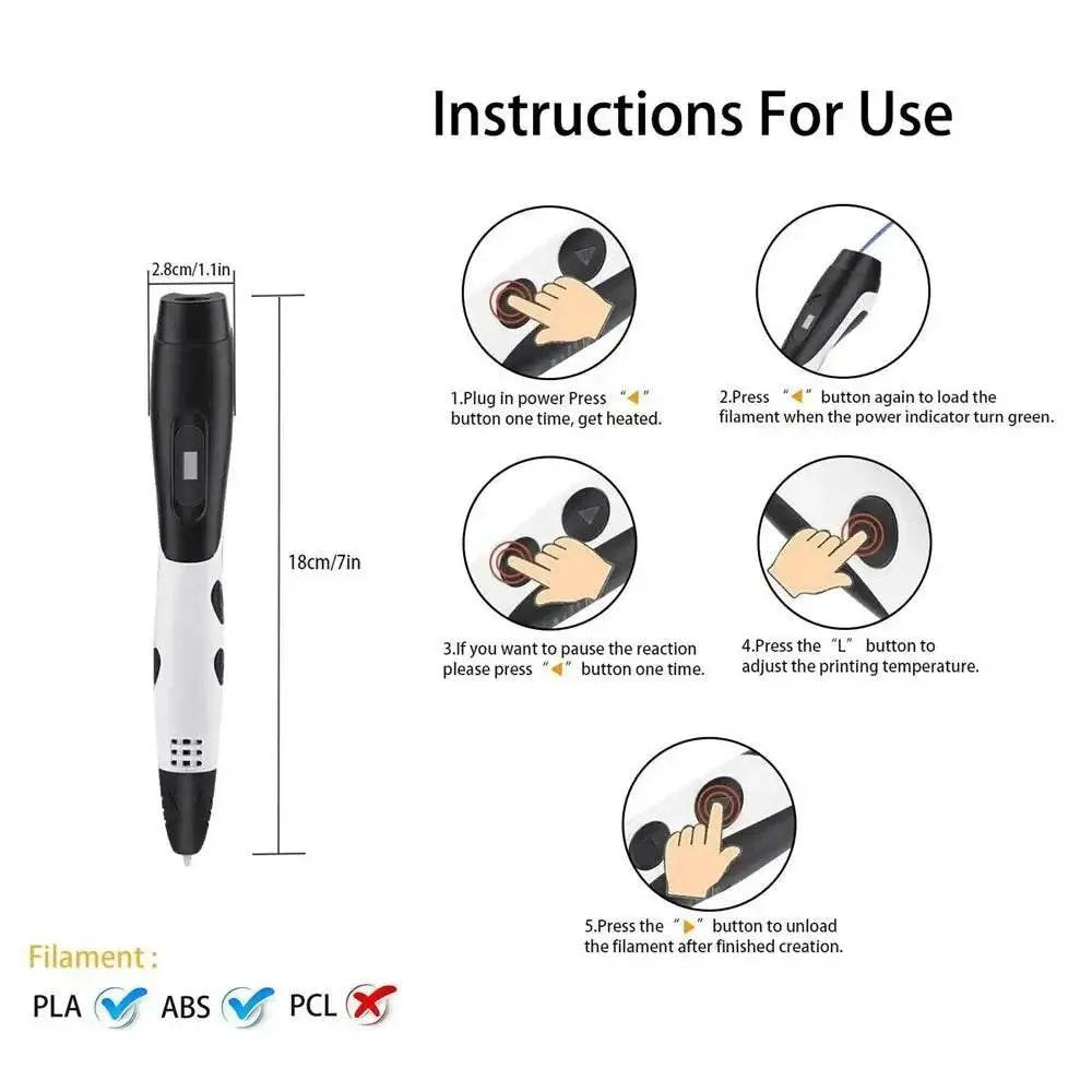 ✏️ 3D Printing Pen – Bring Your Ideas to Life in 3D! - SHINE